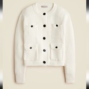 J Crew Four-pocket cardigan Size L